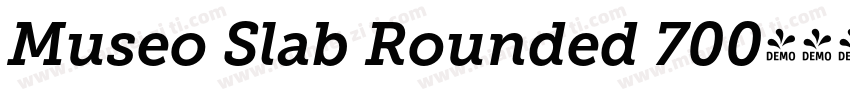 Museo Slab Rounded 700字体转换